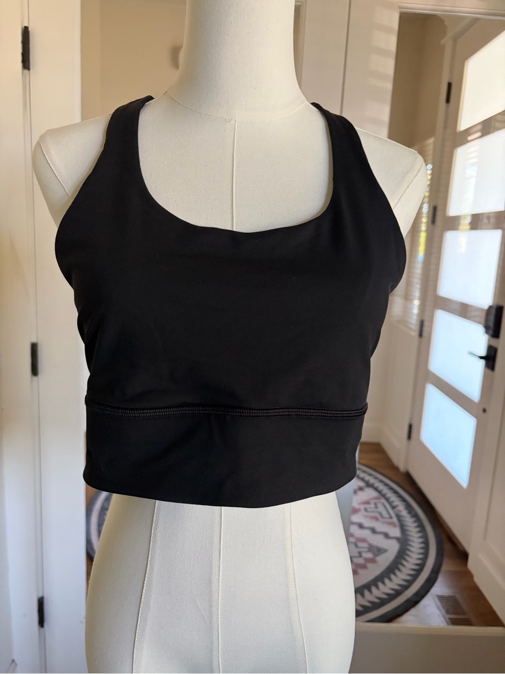 lululemon athletica Black Racerback Sports Bra